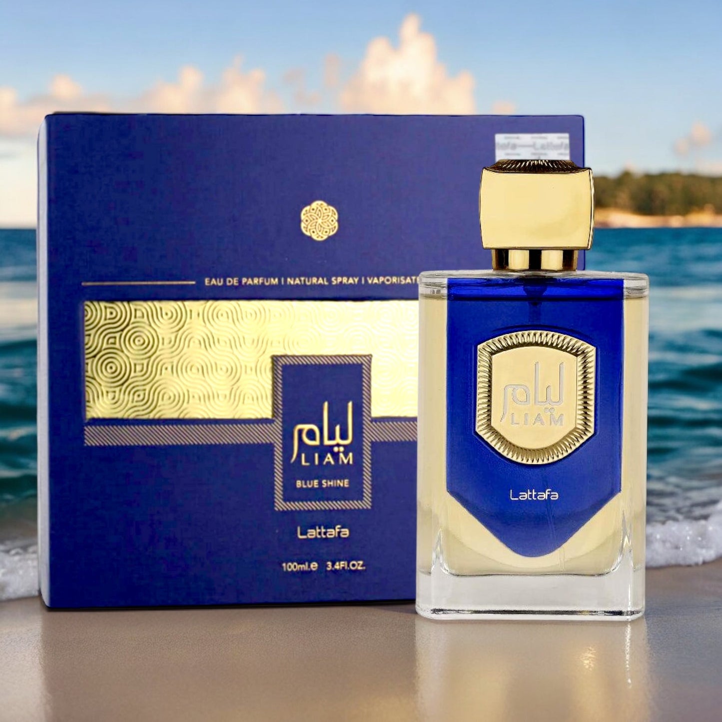 LIAM BLUE SHINE UNISEX EDP- 100ML (3.4FL O.Z) BY LATTAFA