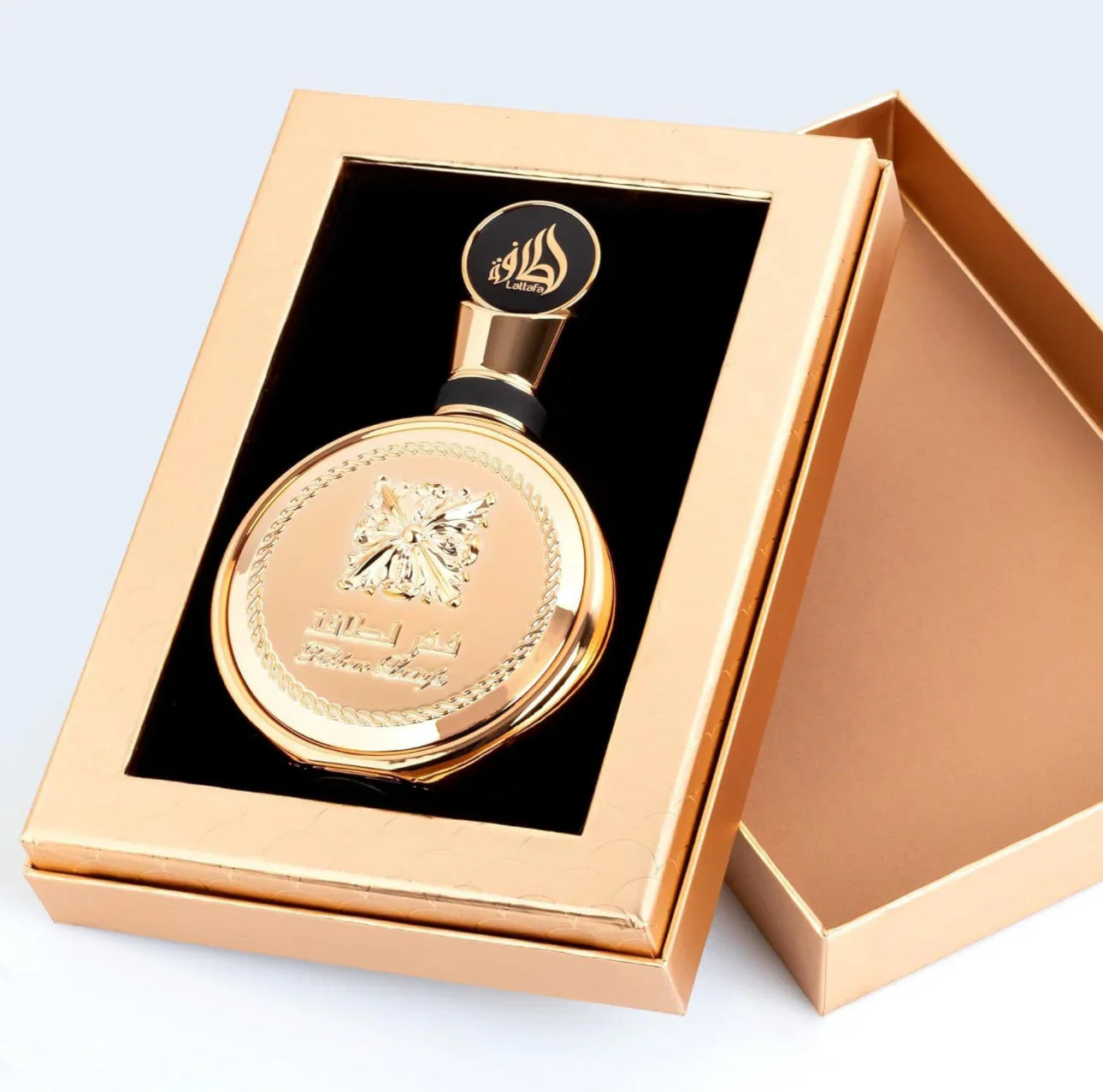 Lattafa Fakhar Gold Extrait Eau de Perfume en espray unisex, 3.4 onzas