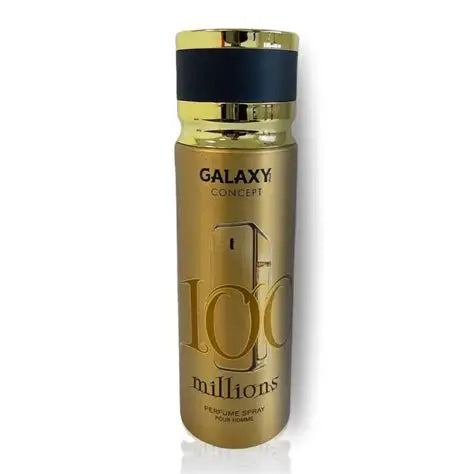 GALAXY 100 MILLION MEN 200ML BODY SPRAY ( CAJA X 12)