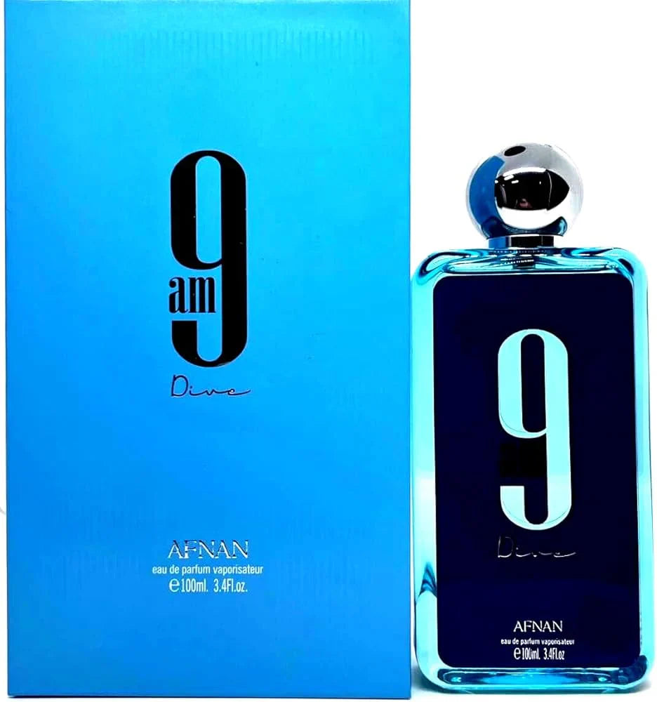 AFNAN 9AM DIVE UNISEX 3.4 OZ. EDP SP💎