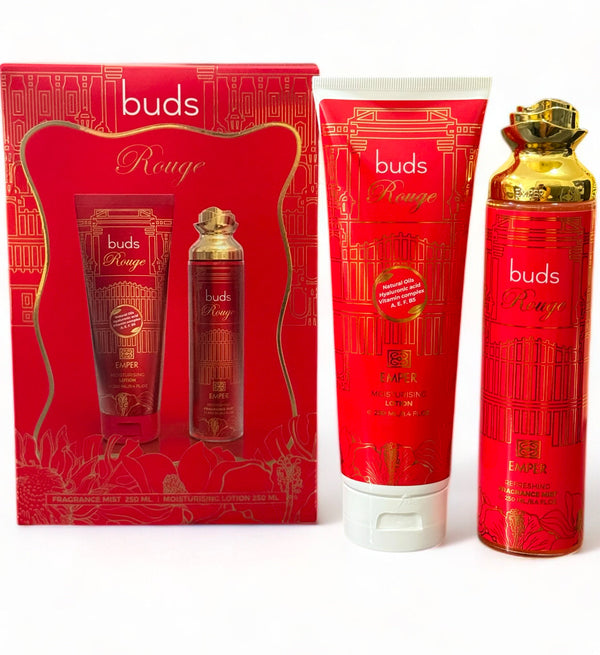 SET MIST AND LOTION BUDS ROUGE -250ML By EMPER