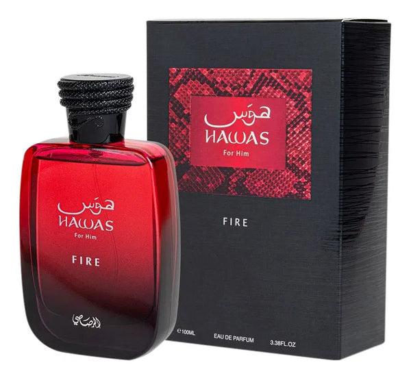 HAWAS FIRE MEN EDP - 100 ML (3.4oz) By RASASI