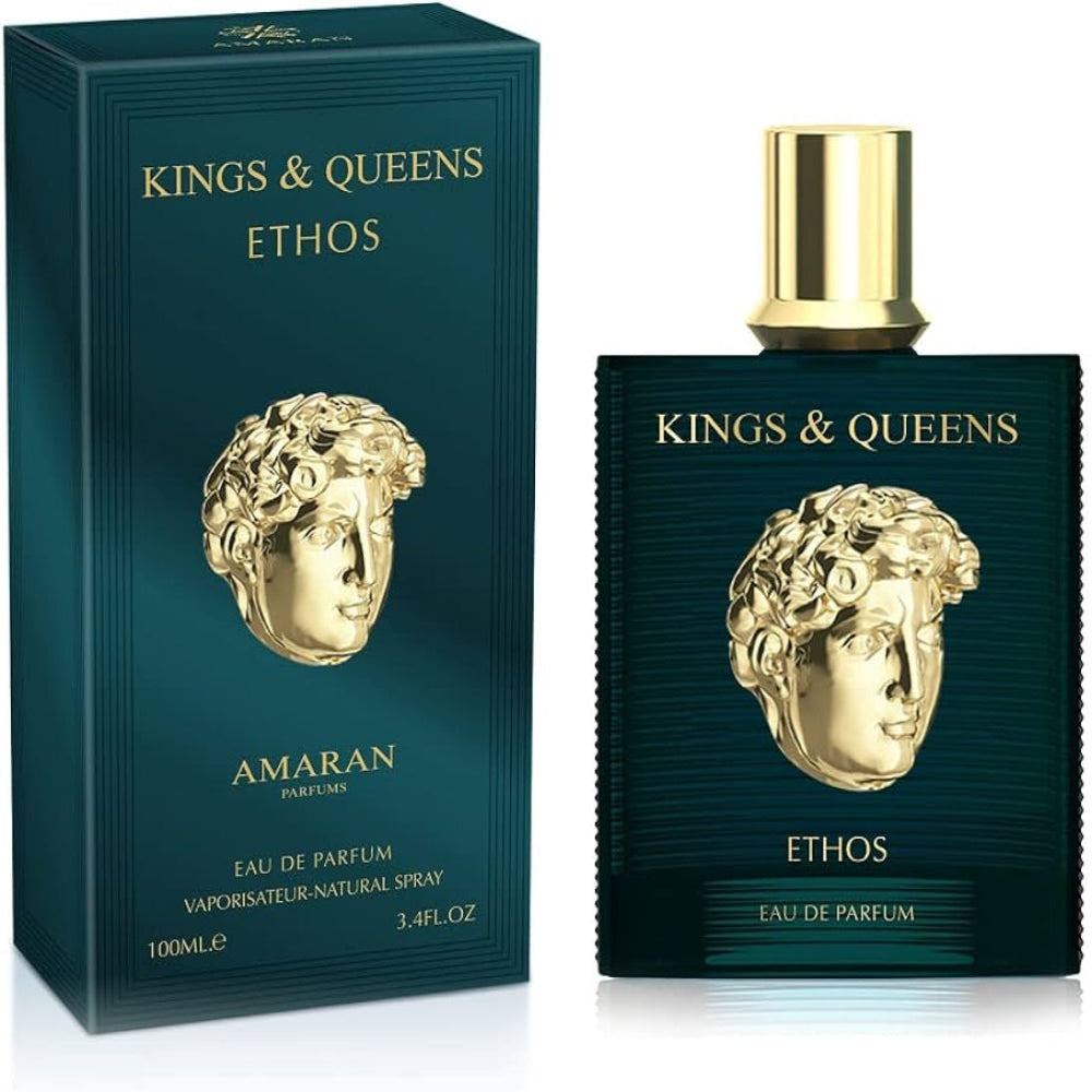 Kings & Queens Ethos eau de parfum for men by Amaran 3.4fl oz