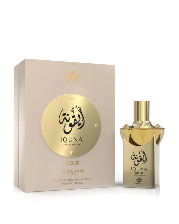 IQUNA GOLD Eau de Parfum for women 100 Ml 3.4Fl Oz By Amaran
