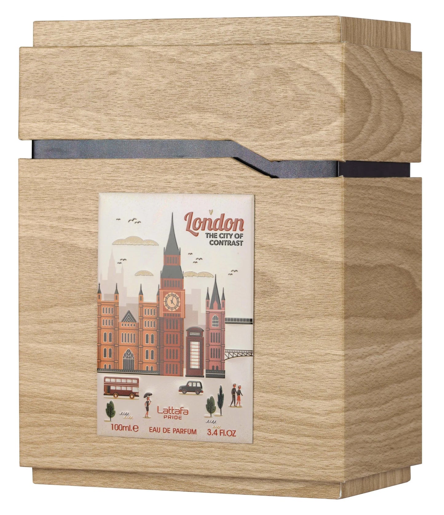LONDON  THE  CITY OF CONTRAST 100ML EAU DE PARFUM By LATTAFA