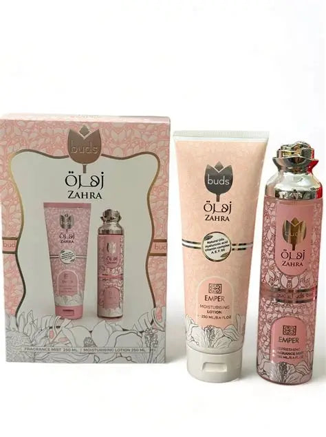 SET MIST AND LOTION PINK  ZAHRA -250ML By EMPER