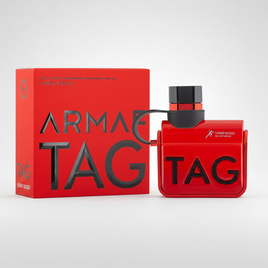 TAG Him Uomo Rosso Men EDP- 100 ML (3.4 oz) By Armaf