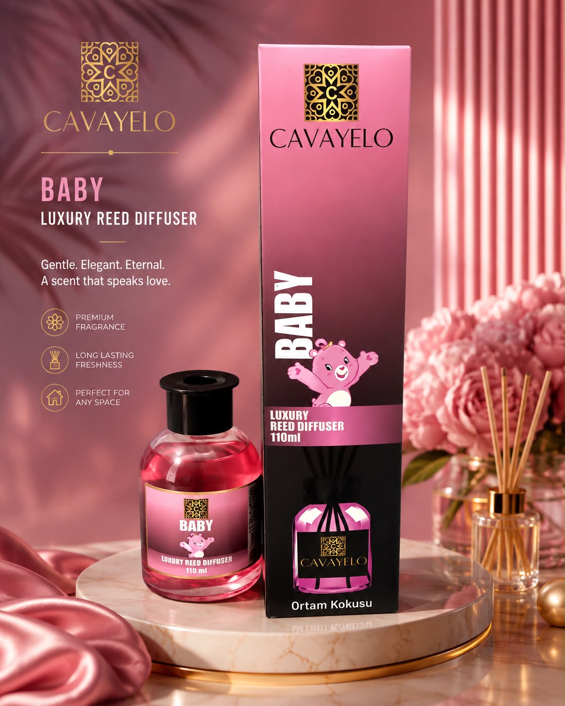 REED DIFFUSER BABY 110 ML By CAVAYELO