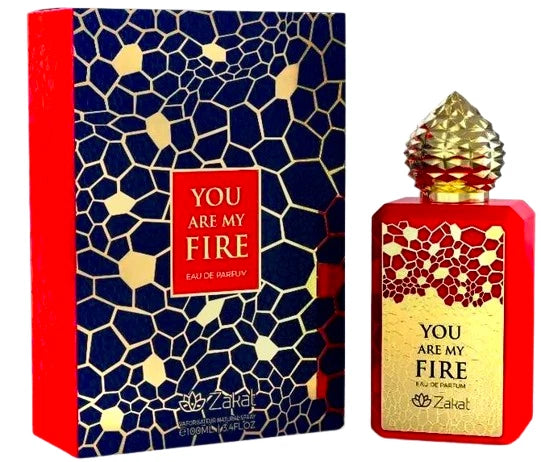 YOU ARE MY FIRE ROUGE UNISEX - EDP 100ML (3.4oz) BY ZAKAT