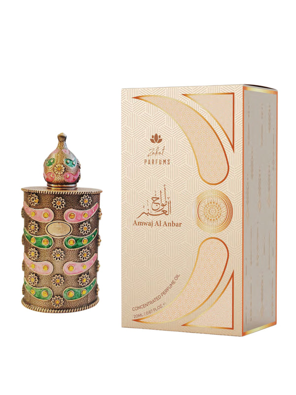 ZAKAT Amwaj Al Anbar concentrated perfume oil For Men 20ml By Zakat