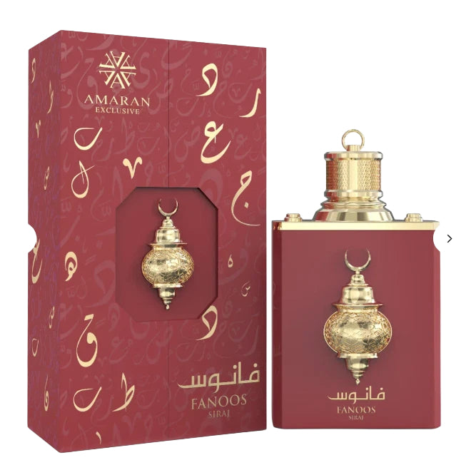 FANOOS SIRAJ UNISEX EDP - 100 ML (3.4oz) BY AMARAN EXCLUSIVE