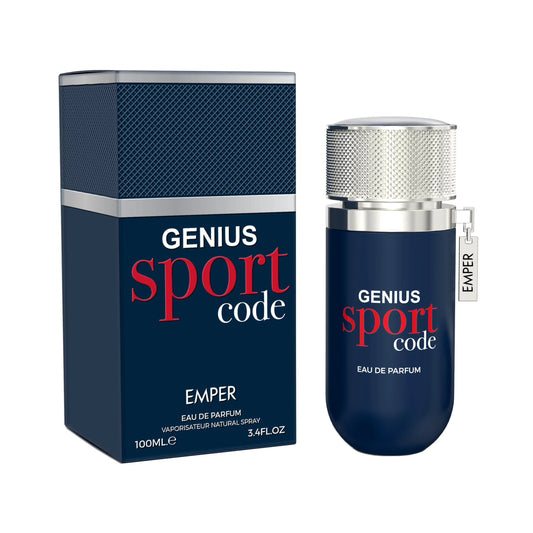 GENIUS SPORT CODE EAU DE PARFUM 3.4 FL OZ BY EMPER