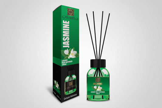 Luxury Reed Diffuser JASMINE 110mL by Cavayelo
